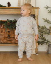 Relaxed Fleece Sweatshirt - Reindeer