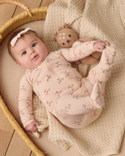 Bamboo Zip Footie - Reindeer
