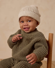 Chunky Knit Sweater - Forest