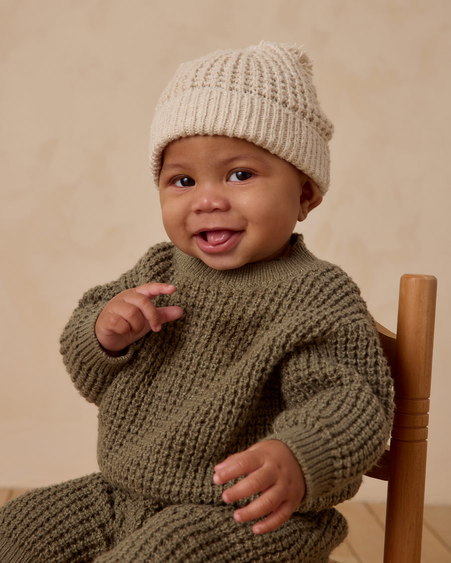 Chunky Knit Sweater - Forest