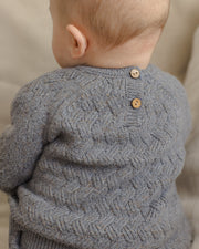 Knit Sweater - Heathered Slate