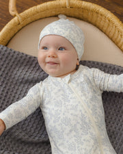 Bamboo Zipped Sleeper - Cloud Floral