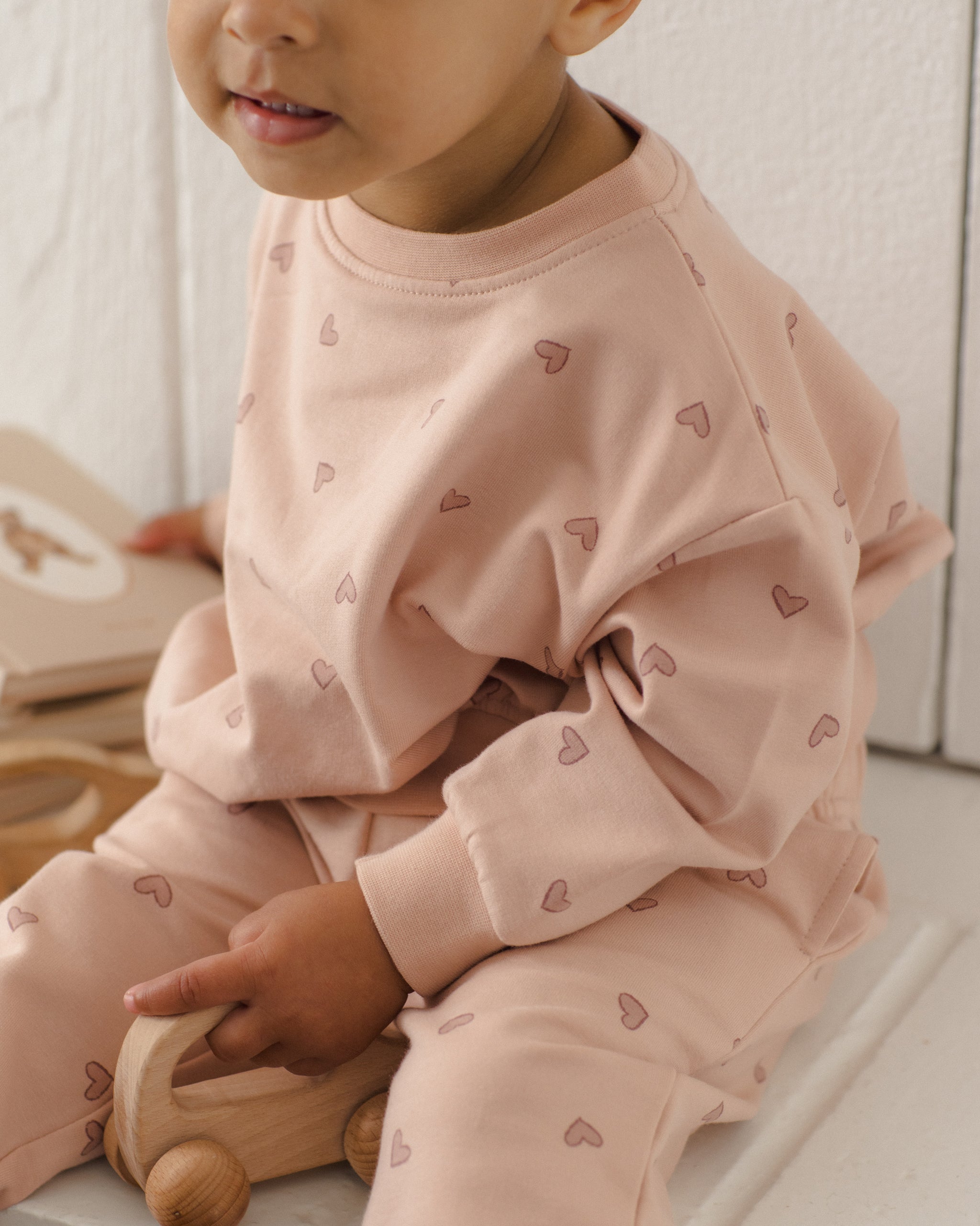 Relaxed Sweatpants - Hearts