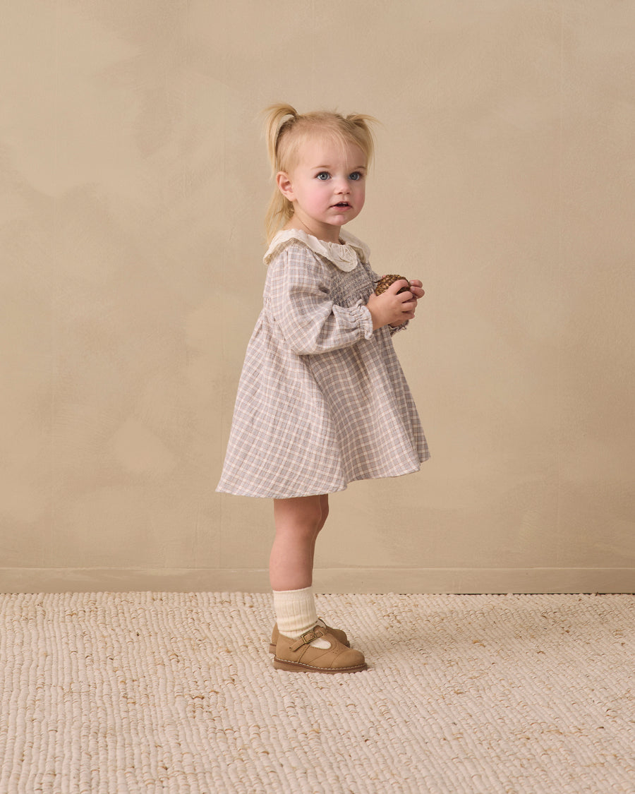 Callie Dress - Blue Gingham