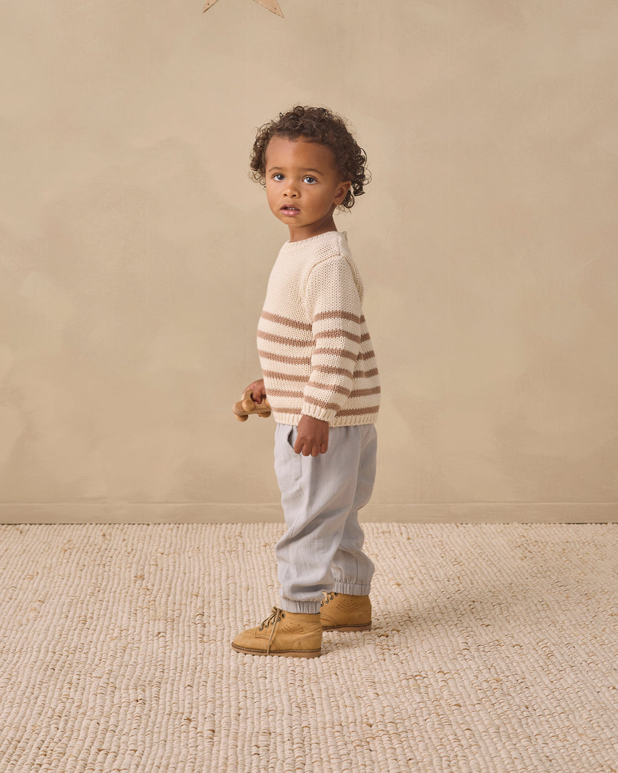 Rex Sweater - Almond Stripe