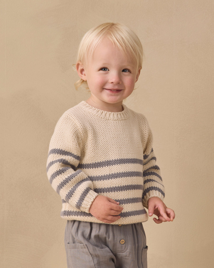 Rex Sweater - Slate Stripe