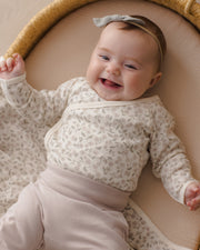 Side Snap Bodysuit and Pant Set - Floret