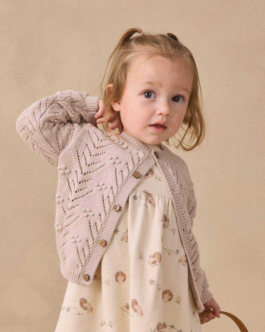 Knit Cardigan - Lilac Mist