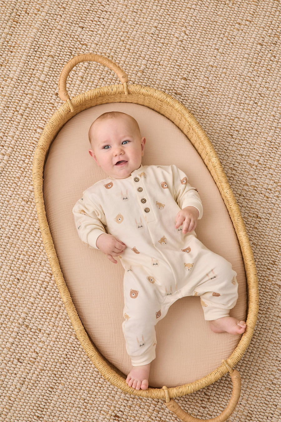 Relaxed Fleece Jumpsuit - Critters