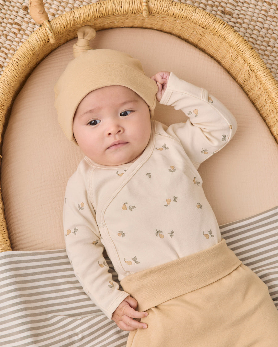 Side Snap Bodysuit and Pant Set - Pears