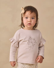 Ruffle Long Sleeve Tee - Fleur
