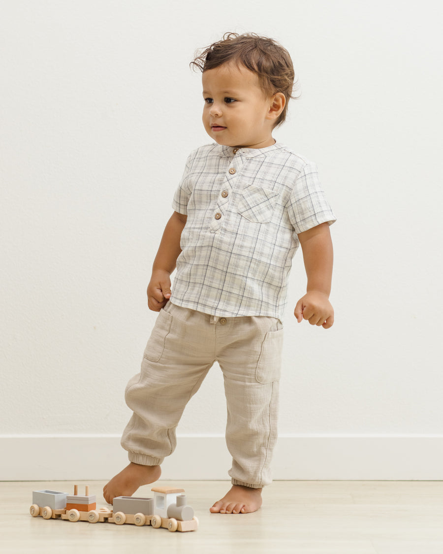 Jaxson Shirt - Blue Plaid