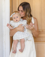 Alina Dress - Blue Plaid