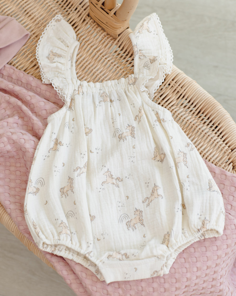 Bonnie Romper - Unicorns