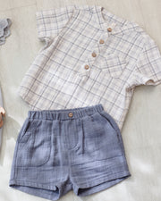 Jaxson Shirt - Blue Plaid