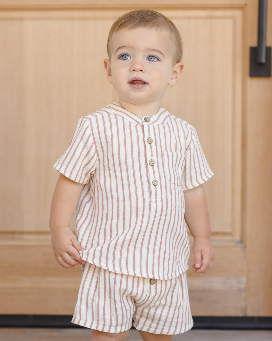 Jaxson Shirt - Vintage Stripe