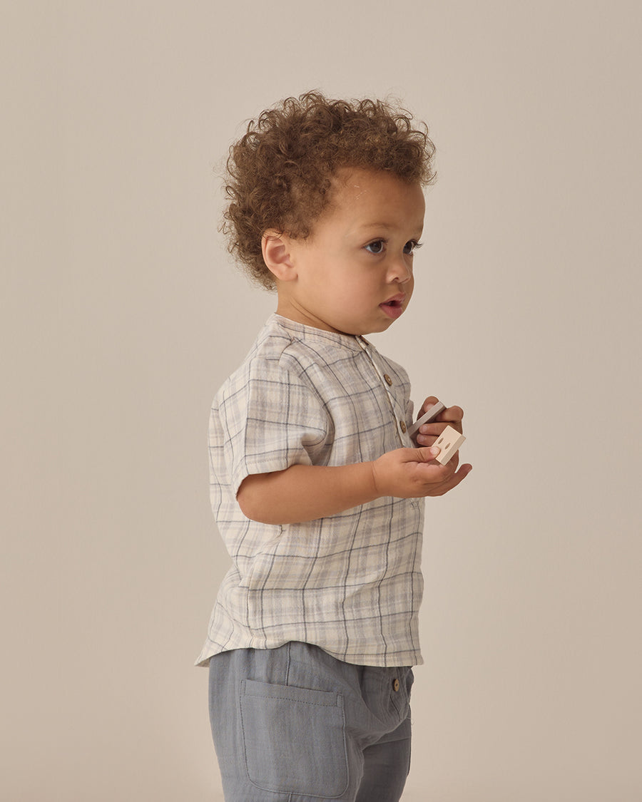 Jaxson Shirt - Blue Plaid