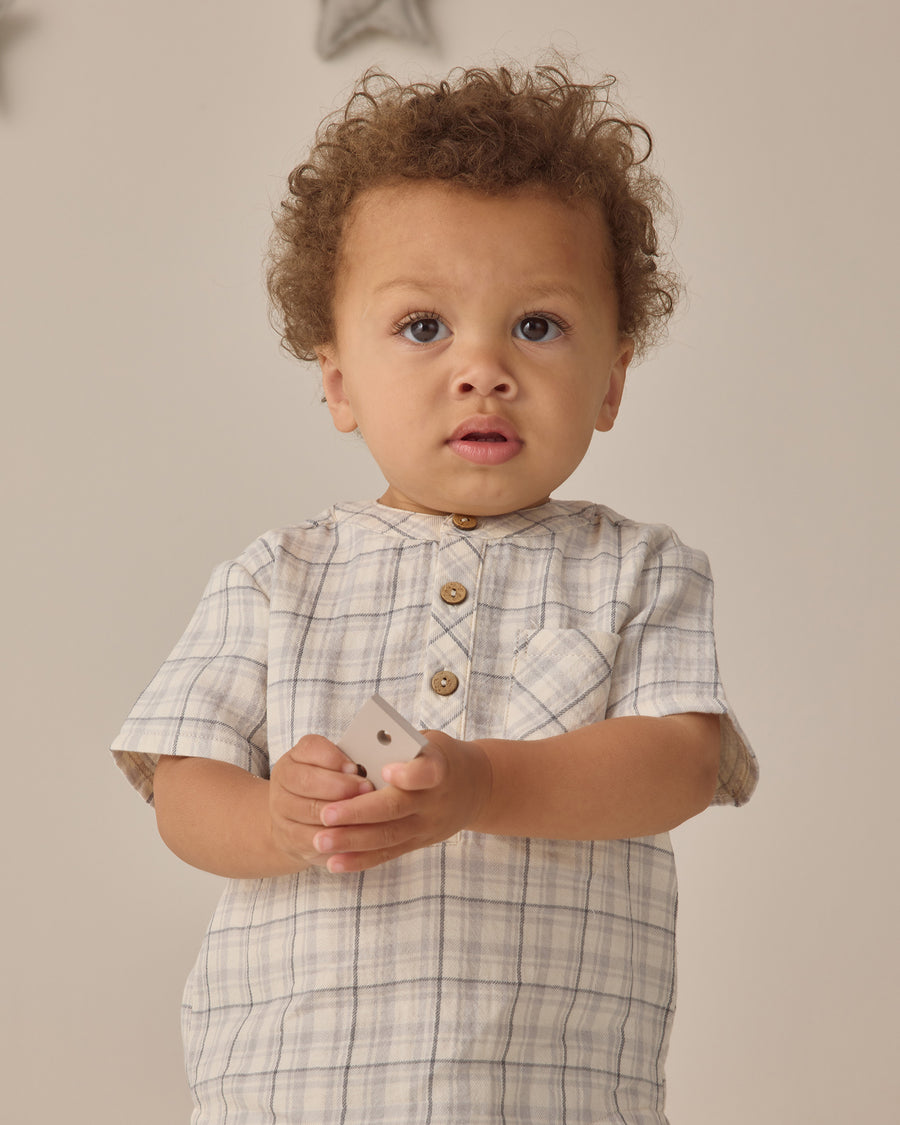 Jaxson Shirt - Blue Plaid
