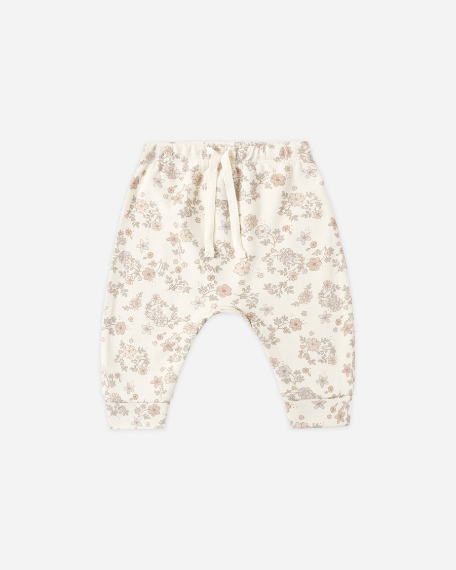 Drawstring Pants - Floral Vine