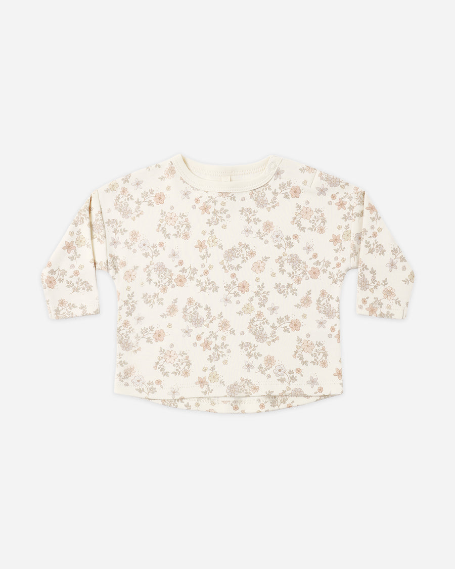 Long Sleeve Tee - Floral Vine