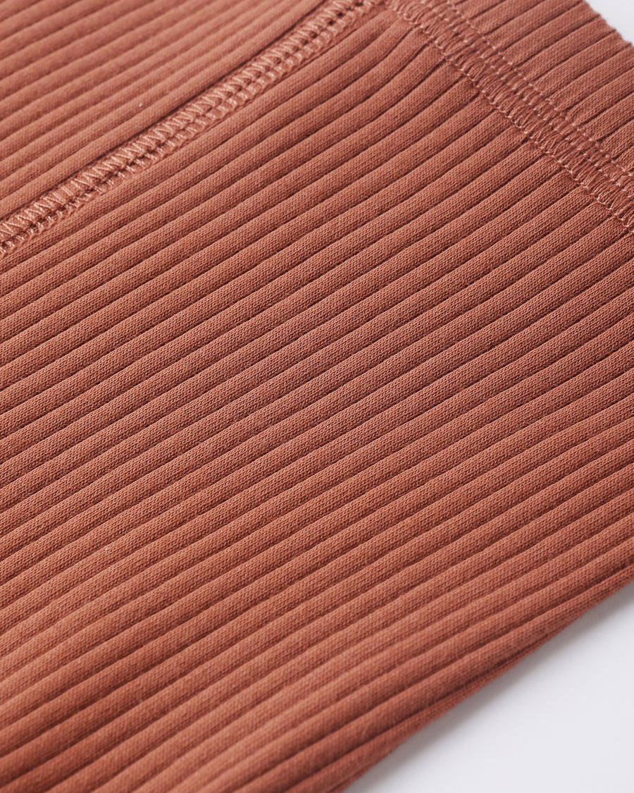 Ribbed Leggings - Red