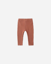 Ribbed Leggings - Red