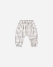 Woven Pant - Blue Plaid