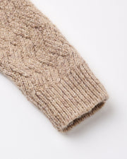 Knit Sweater - Heathered Almond