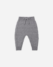 Knit Pant - Heathered Slate
