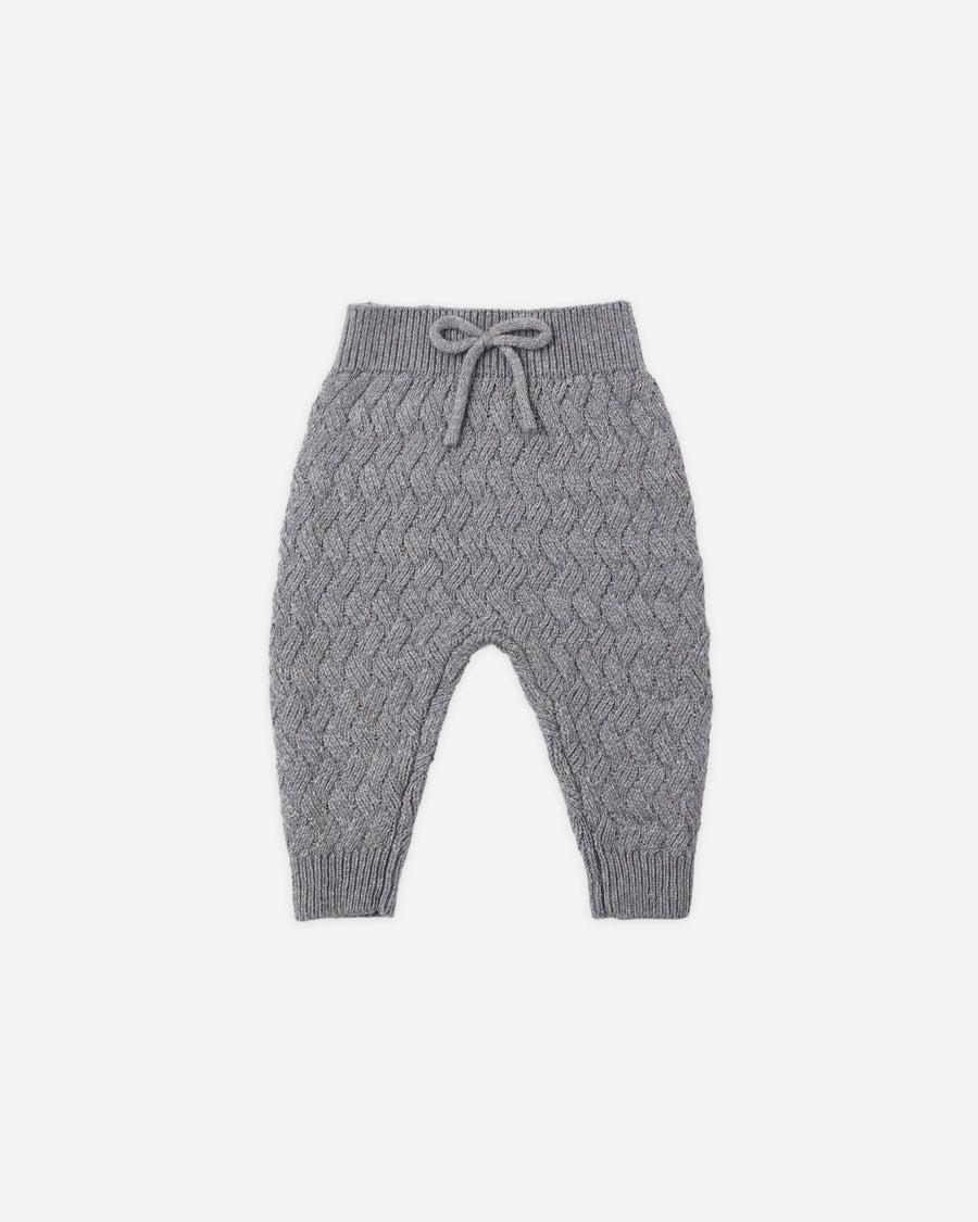 Knit Pant - Heathered Slate