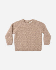 Knit Sweater - Heathered Almond