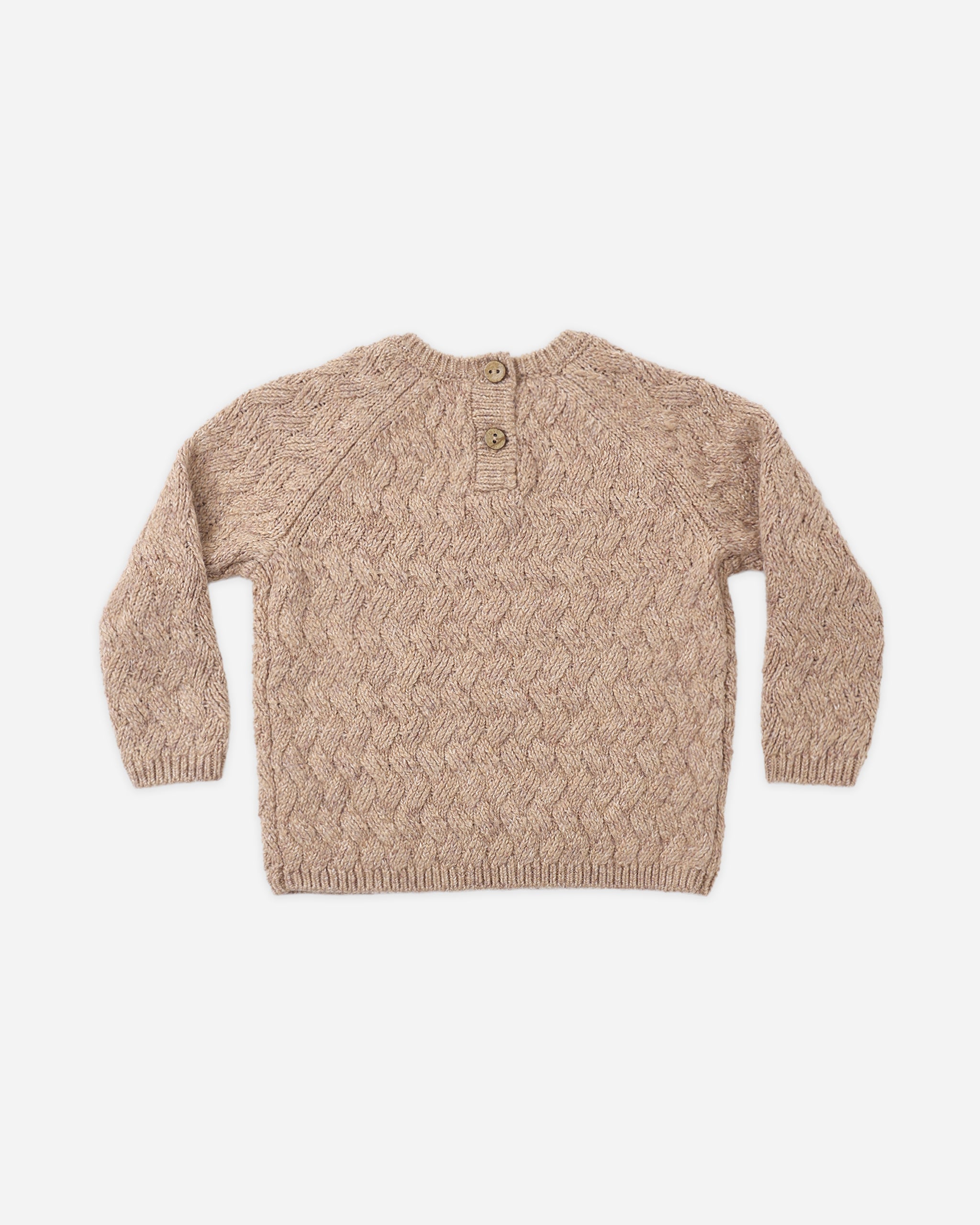 Knit Sweater - Heathered Almond