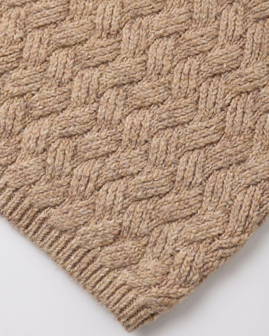 Knit Sweater - Heathered Almond