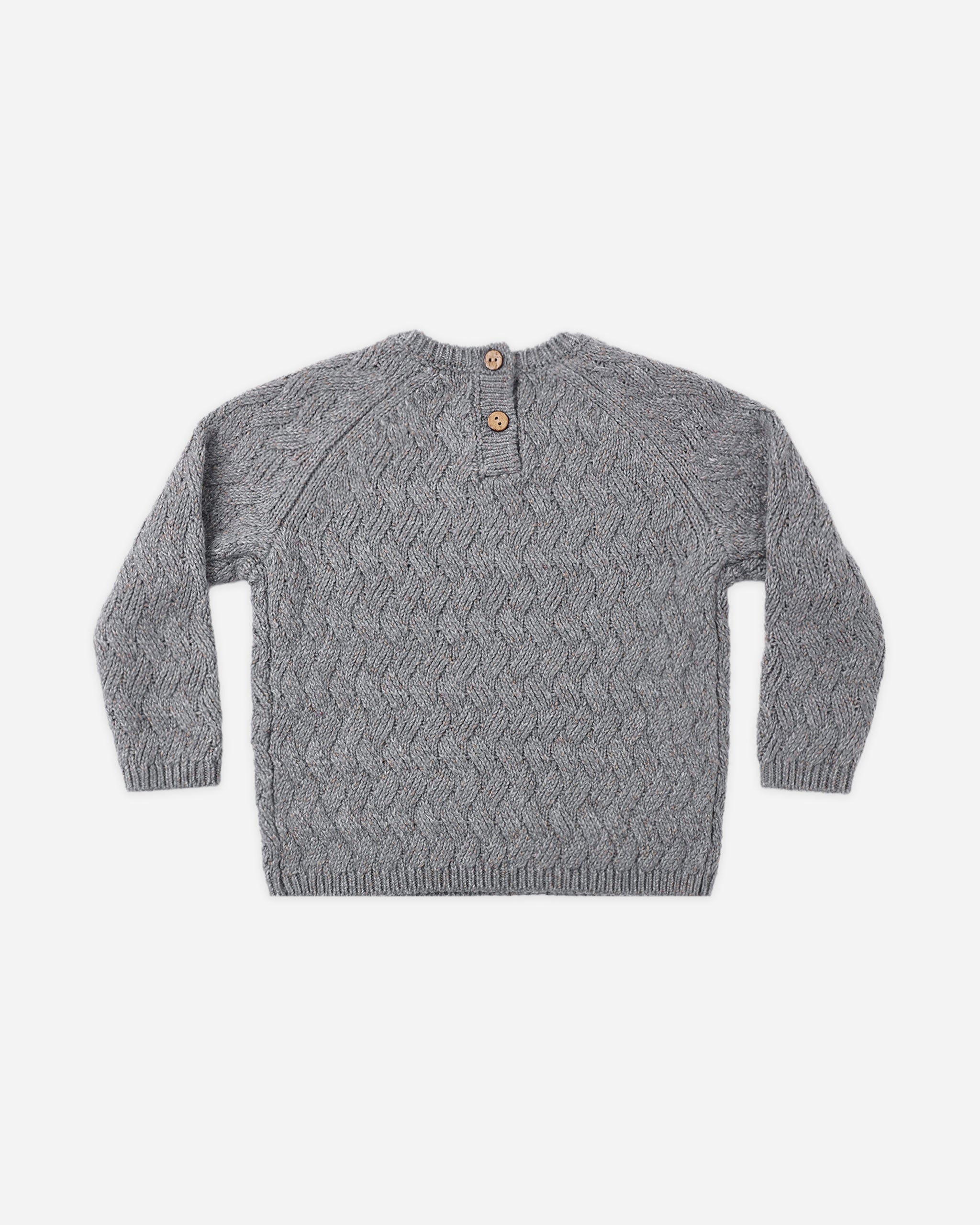 Knit Sweater - Heathered Slate