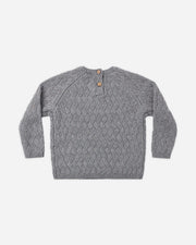 Knit Sweater - Heathered Slate