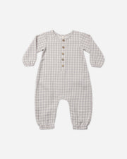 Woven Jumpsuit - Blue Gingham