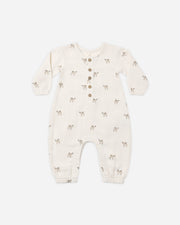 Woven Jumpsuit - Moose