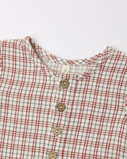 Woven Jumpsuit - Christmas Plaid