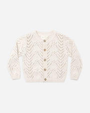 Knit Cardigan - Heathered Oatmeal