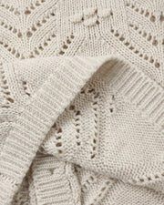 Knit Cardigan - Heathered Oatmeal