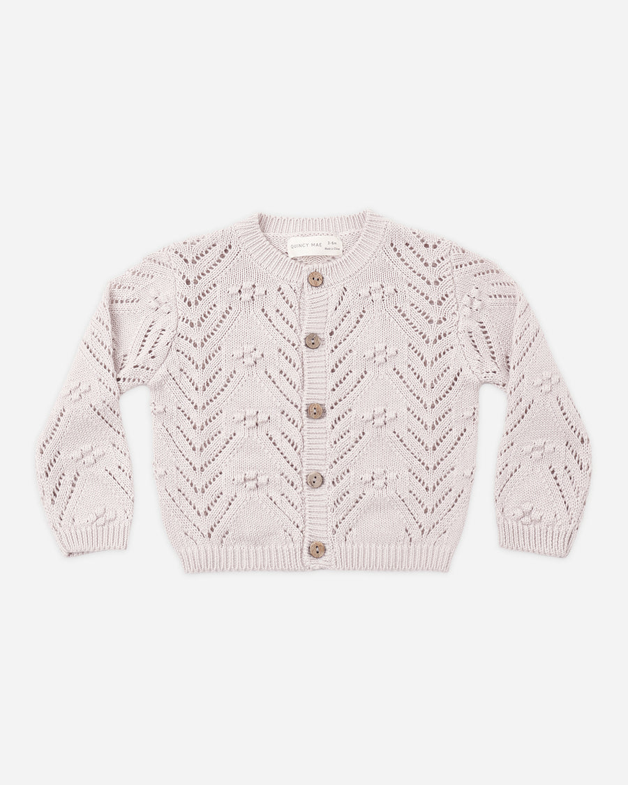 Knit Cardigan - Lilac Mist