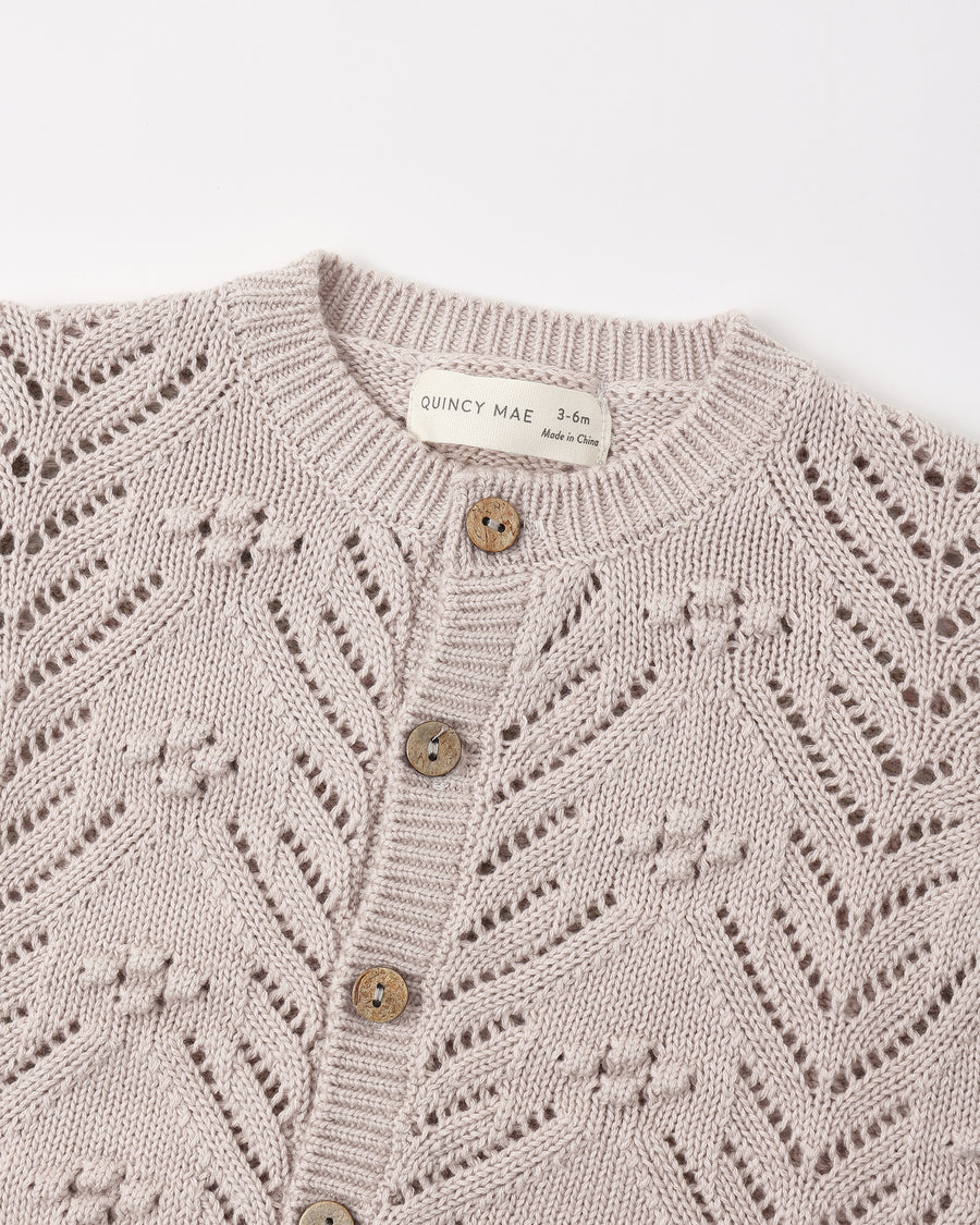 Knit Cardigan - Lilac Mist