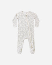 Bamboo Zipped Sleeper - Cloud Floral