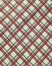 Bamboo Footie - Redwood Check