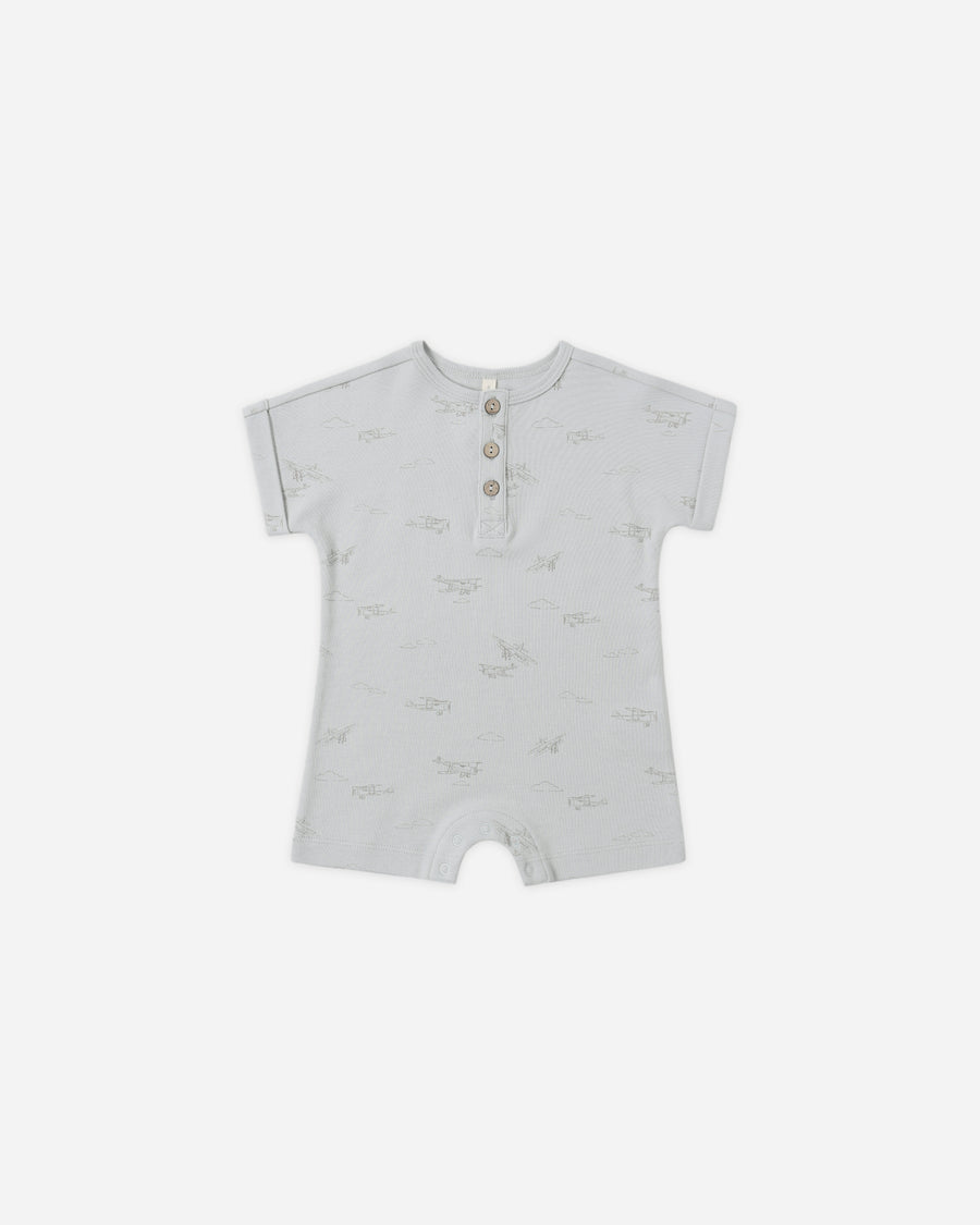 Short Sleeve One-Piece - Airplanes