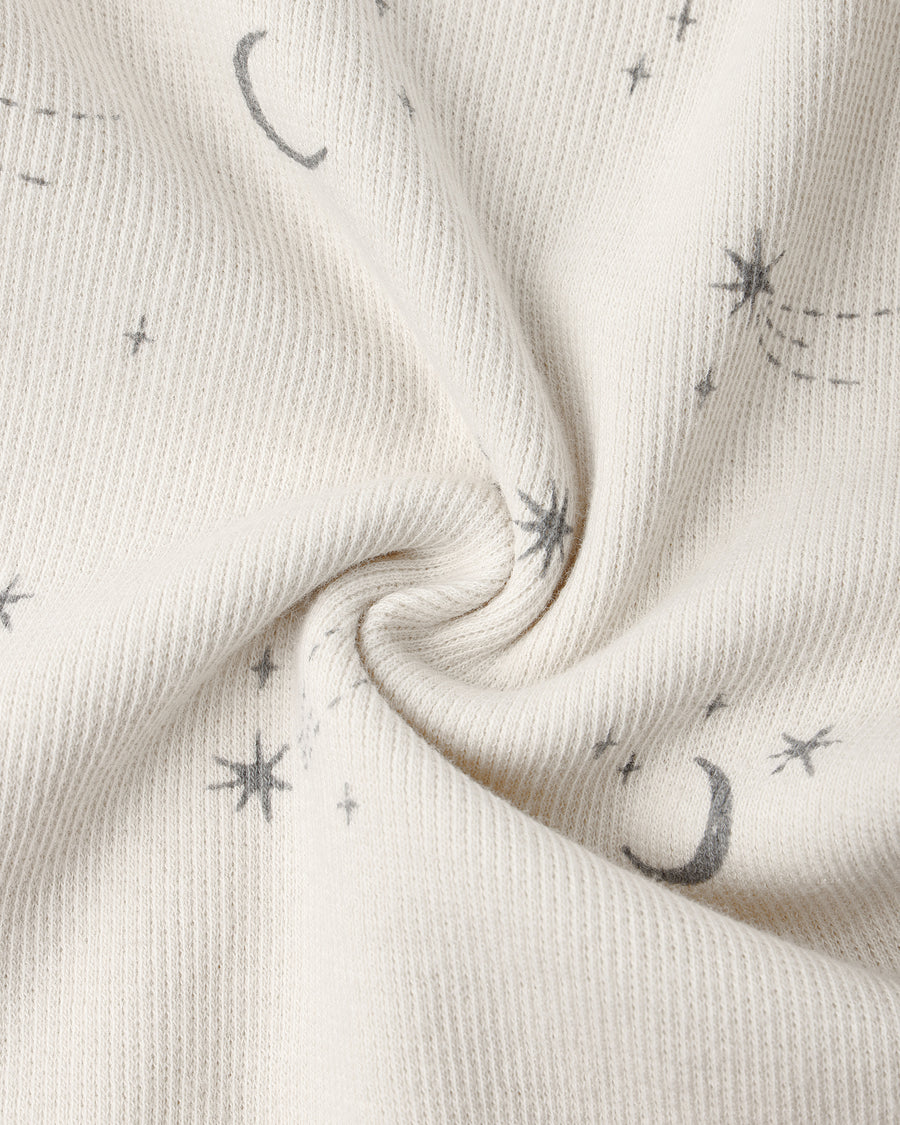 Ribbed Bodysuit (Set of 2) - Slate Microstripe, Celestial