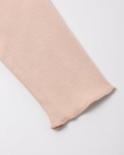 Wrap Top and Footed Pant Set - Dusty Rose