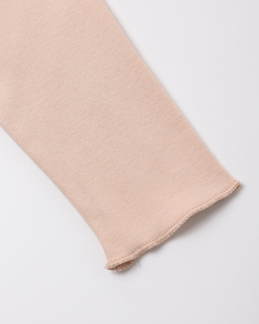 Wrap Top and Footed Pant Set - Dusty Rose