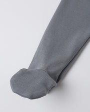 Wrap Top and Footed Pant Set - Slate