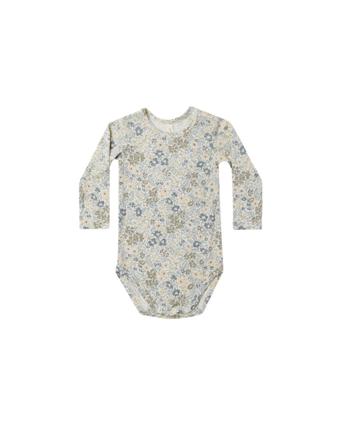 Bamboo Long Sleeve Bodysuit - Winter Garden